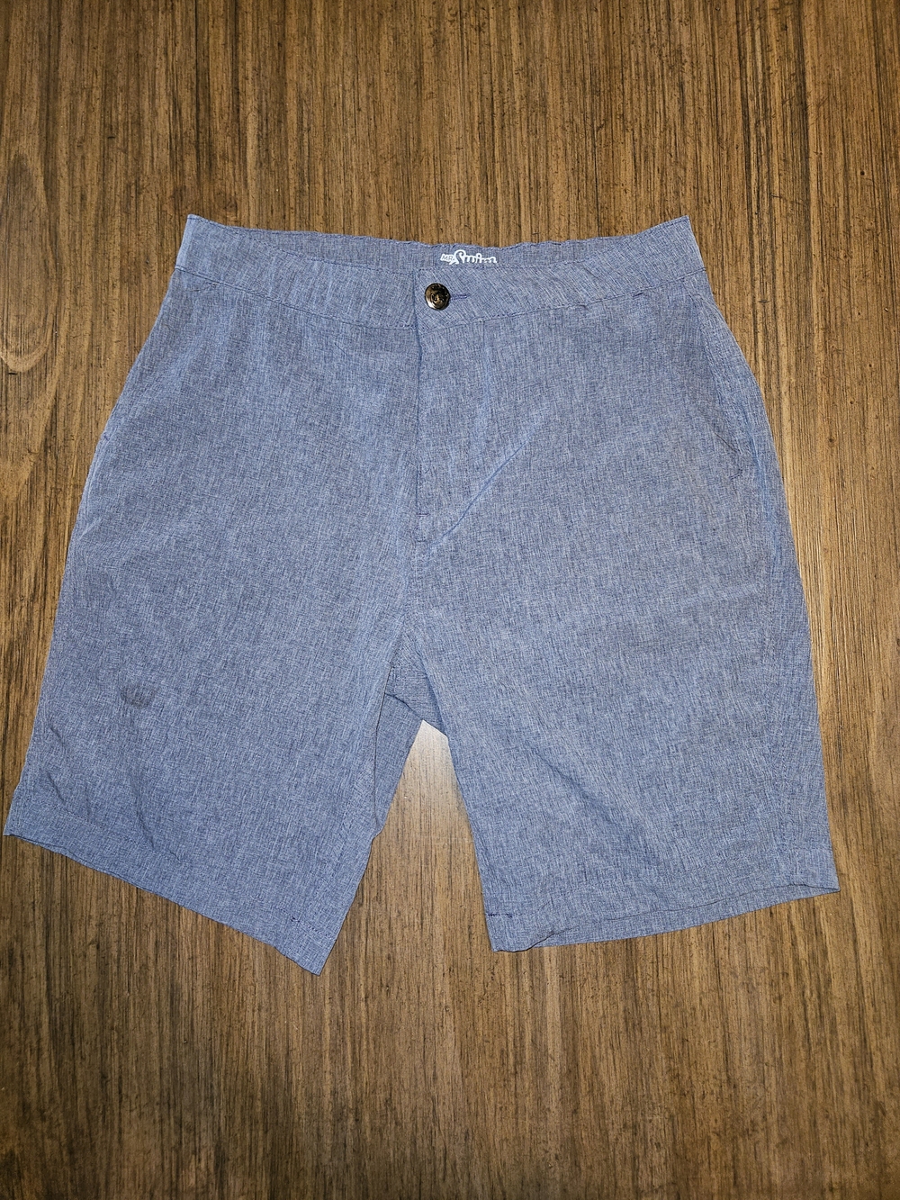 Mr.Swim Blue Flat-Front Men’s Shorts